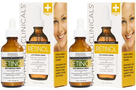 Advanced Clinicals Retinol Serum bottle front view for smoother skin.