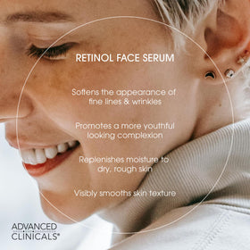 Advanced Clinicals 3pc set packaging highlighting organized skincare routine.