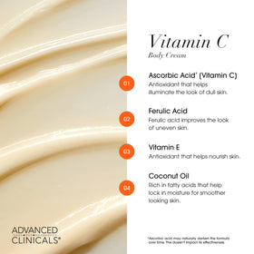 Pipette dispensing vitamin C body oil for hydration