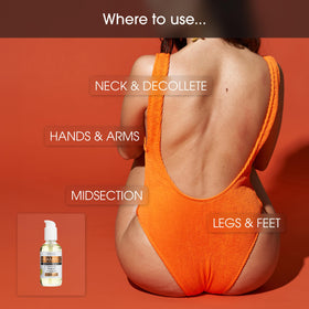 Advanced Clinicals Vitamin E enriched body oil drop nourishes dry patches