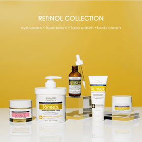 Advanced Clinicals retinol and peptide formula helps smooth fine lines around the eyes.