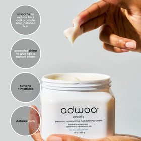 Adwoa Beauty Baomint Cream being dispensed for easy application