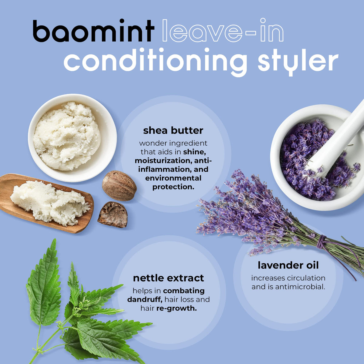adwoa beauty Baomint leave-in cream texture showing slip and lightweight moisture