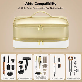 Illustration of Adworte case wide compatibility with FlexFusion and Shark models for travel