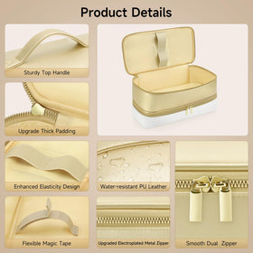 Top layer holds Shark Glam attachments for quick access in Adworte case