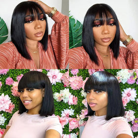 Adyutrlia bob wig ideal for parties and cosplay.