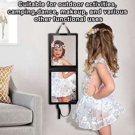 Adzyz durable camping mirror usable in dorms, tents, and RVs