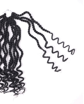 Aeagoo full-head crochet look using 8 packs for stylish volume and durability.