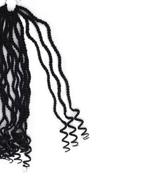 Aeagoo crochet hair packaging includes accessories for quick styling