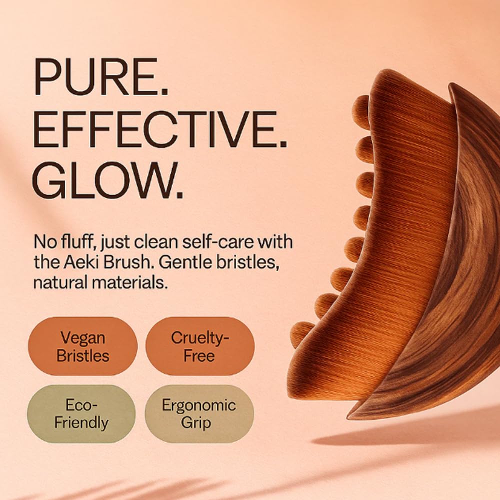 Aeki Lymphatic Contour Face Brush cheek and neck detailing may improve contouring results