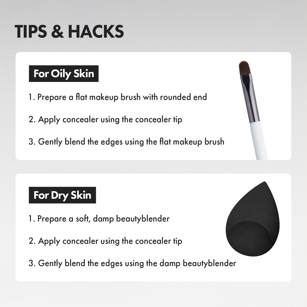 AEKYUNGLUNA LUNA concealer under-eye application with crease-free finish
