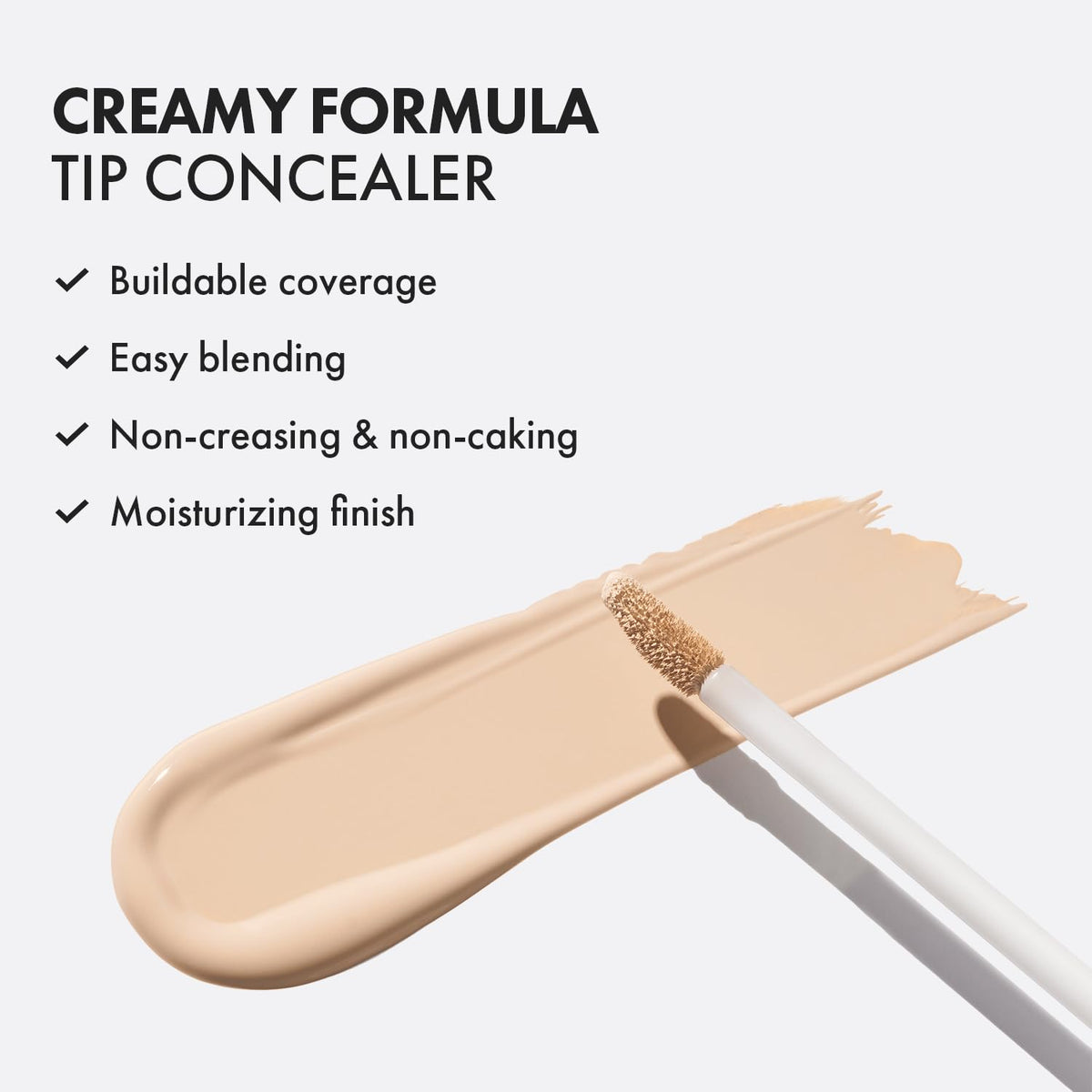 AEKYUNGLUNA LUNA concealer highlighting hydrating lightweight formula on skin.