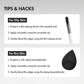 AEKYUNGLUNA LUNA concealer with Vitamin E and Chamomile extracts for comfort.