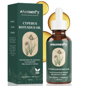 Aemerry Cyperus Rotundus Oil bottle pour for post-removal moisture.