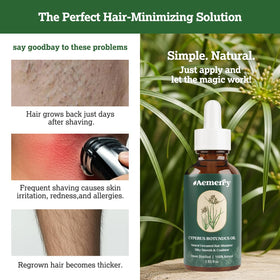 Lightweight, non-greasy finish suitable for all skin types with Aemerry oil.