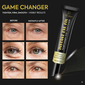 Aemerry under-eye area close-up shows smoother skin after use