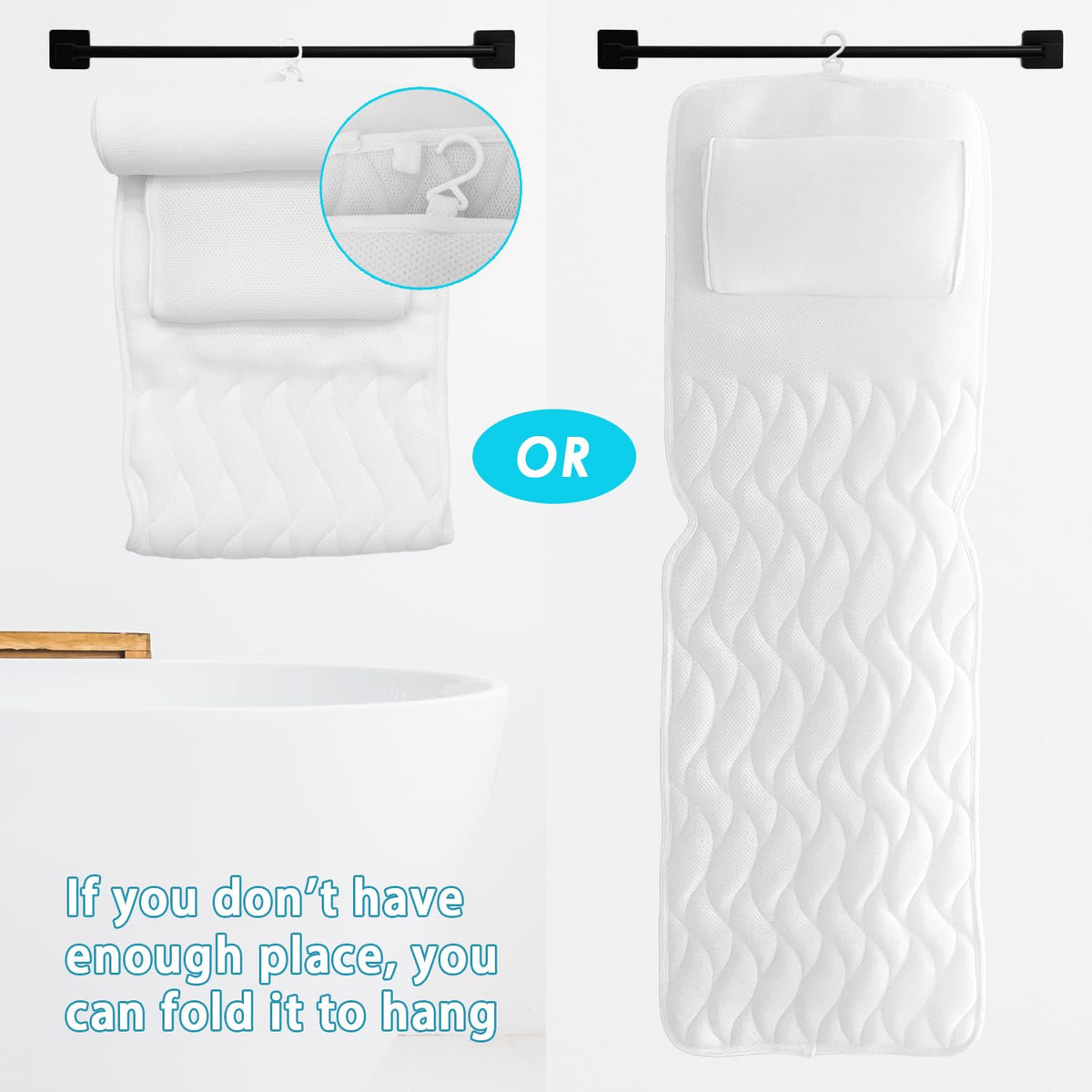 AEROiVi soft 3D air mesh padding cushions the body during immersion