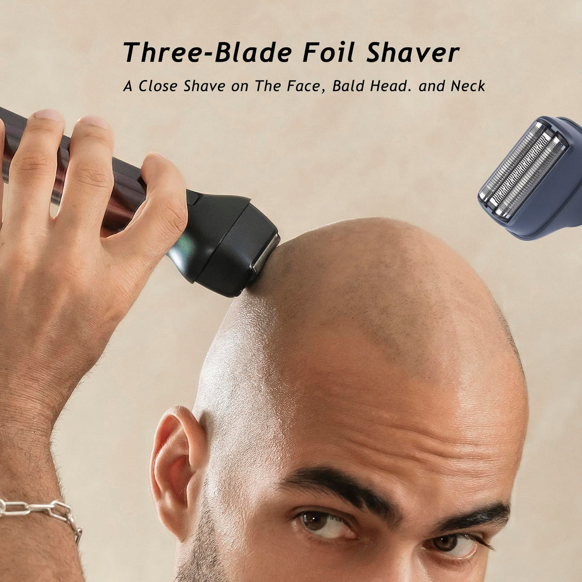 Aesfee beard trimmer USB-C charging base for quick power