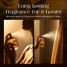 Aeshory vegan formula highlights ethical, skin-friendly perfume with essential oils.