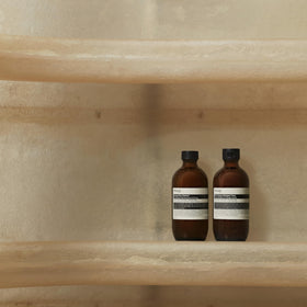 Mandarin Rind ingredient close-up in Aesop cleanser