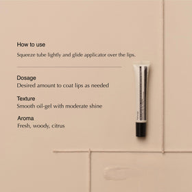 Aesop Cedar and Citrus Lip Balm angled-applicator demonstrates precise on-the-go application