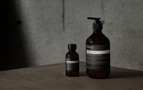 Aesop conditioner refill ingredients bergamot rind frankincense cedar atlas