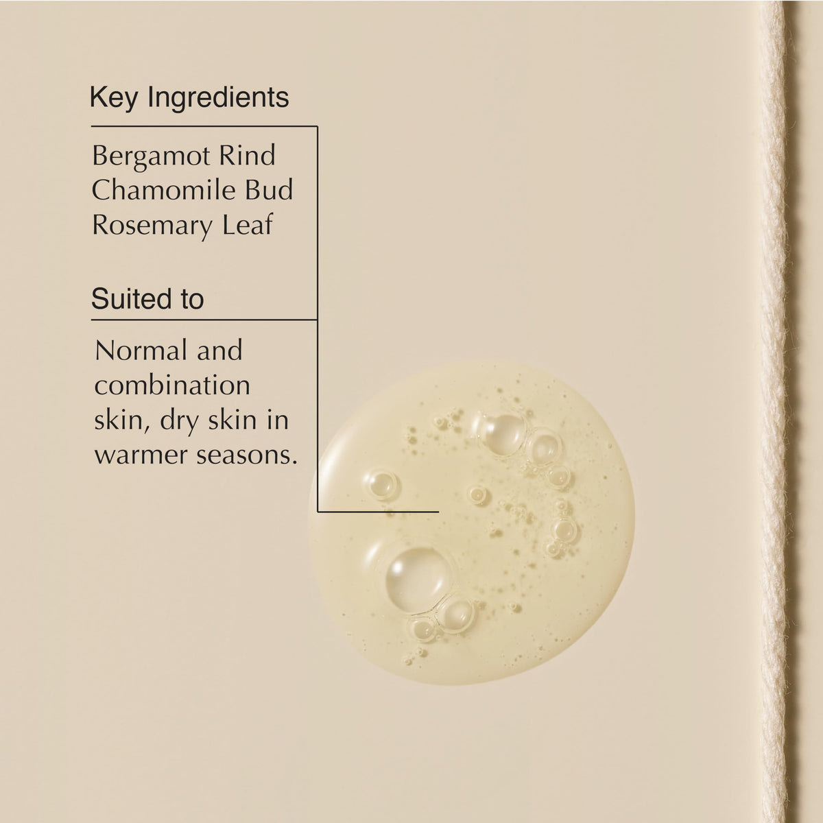 Aesop Fabulous Face Cleanser ingredients bergamot chamomile rosemary.