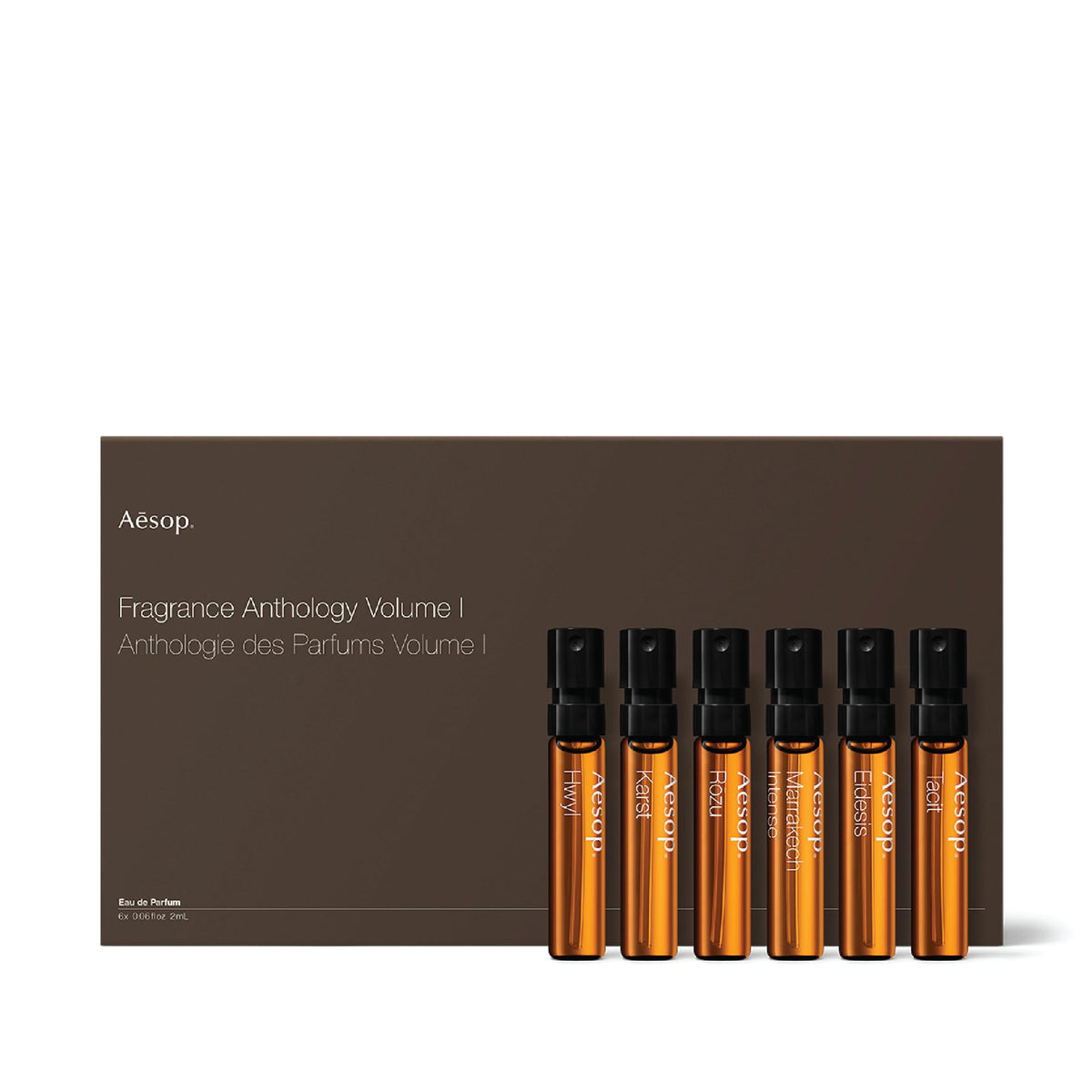 Aesop Fragrance Anthology Volume I: six-fragrances collection in a compact set for travel