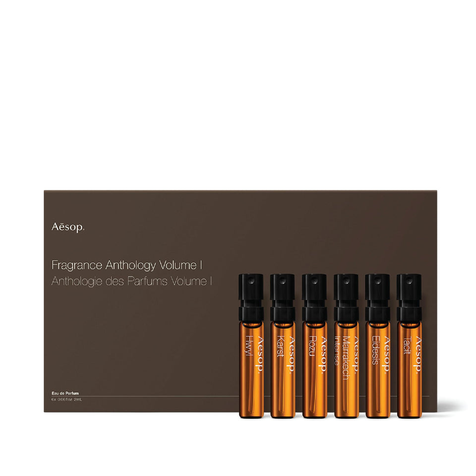 Aesop Fragrance Anthology Volume I: six-fragrances collection in a compact set for travel