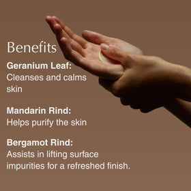 Aesop Geranium Leaf Body Balm jar showing rich moisturizing texture