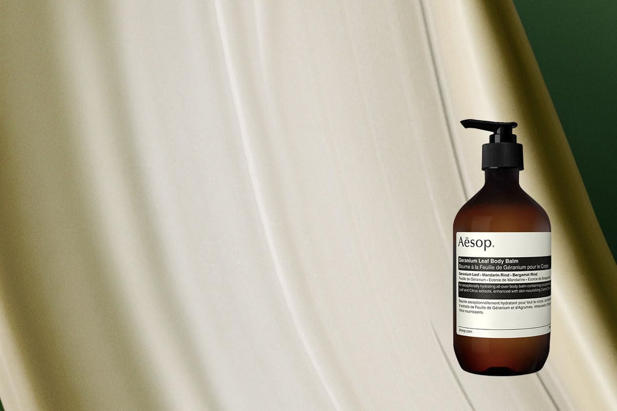 Aesop Geranium Leaf Body Balm rich texture for supple skin
