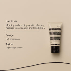 Aesop Moroccan Neroli Post Shave Lotion pump top for easy, even application.