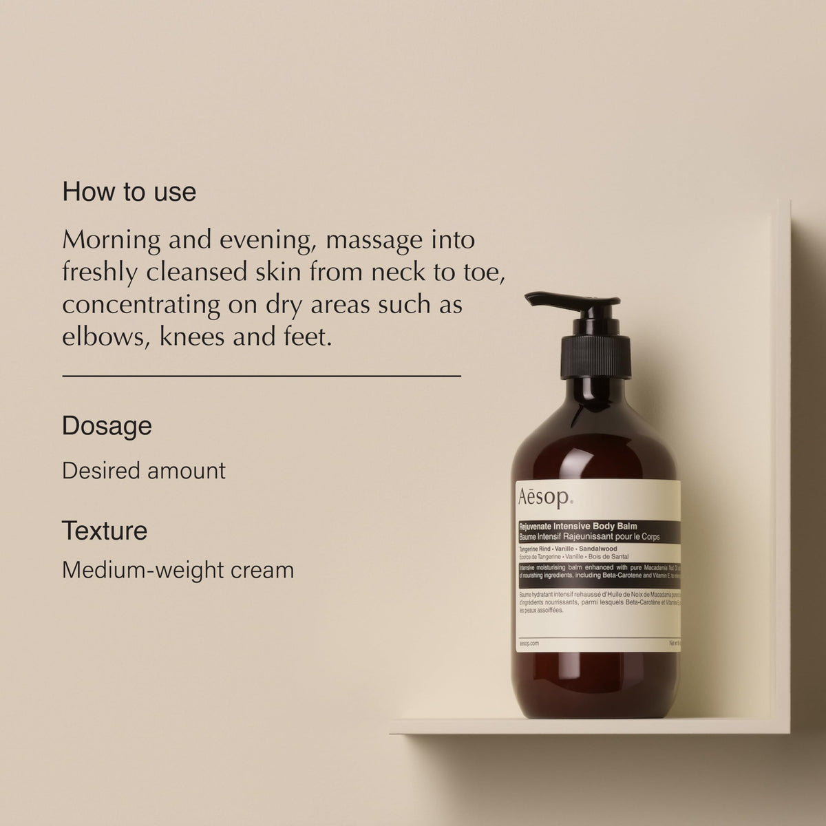Close-up of balm cream texture delivering rich moisture
