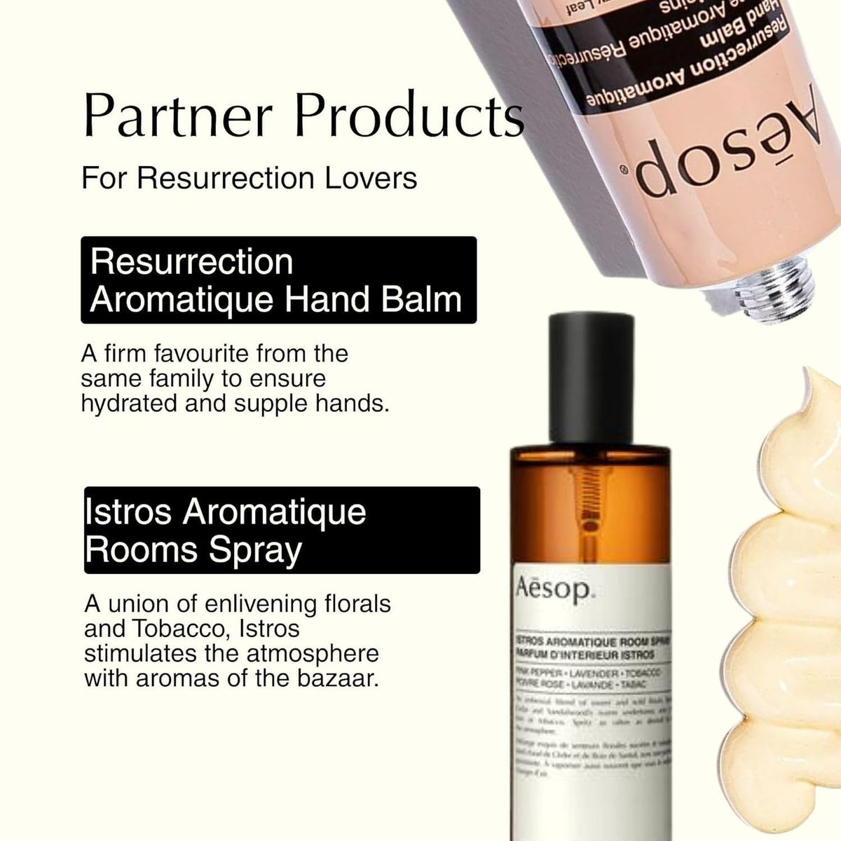 aesop Resurrection Aromatique Hand Wash used in kitchen and bathroom settings.