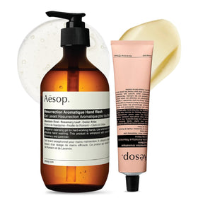 Aesop Resurrection Hand Wash bottle with citrus aroma for refreshing cleansing.