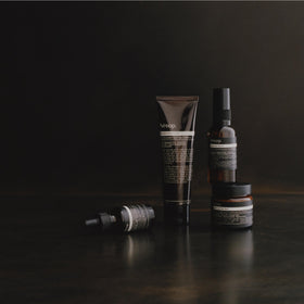 Aesop Tame Hair Serum packaging highlights vegan and cruelty-free ethos.