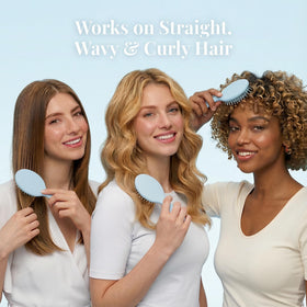 AESPAKO brush works for all hair types from straight to curly