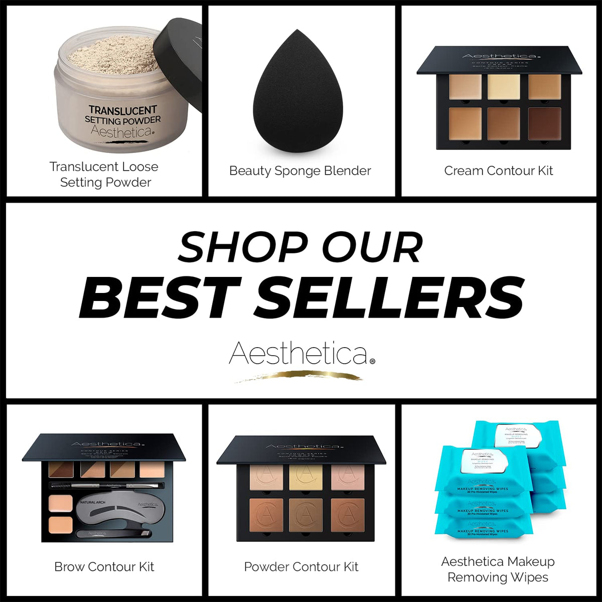 Aesthetica Banana Loose Setting Powder vegan and cruelty free packaging