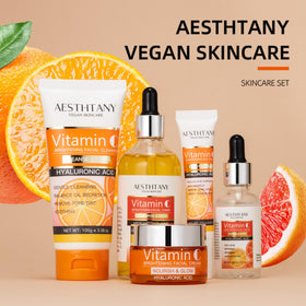 AESTHTANY Vitamin C set toner bottle for balanced hydration and smooth complexion.