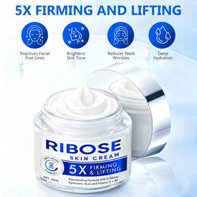 AETHEREVE D-Ribose Cream cap open revealing the rich cream texture.