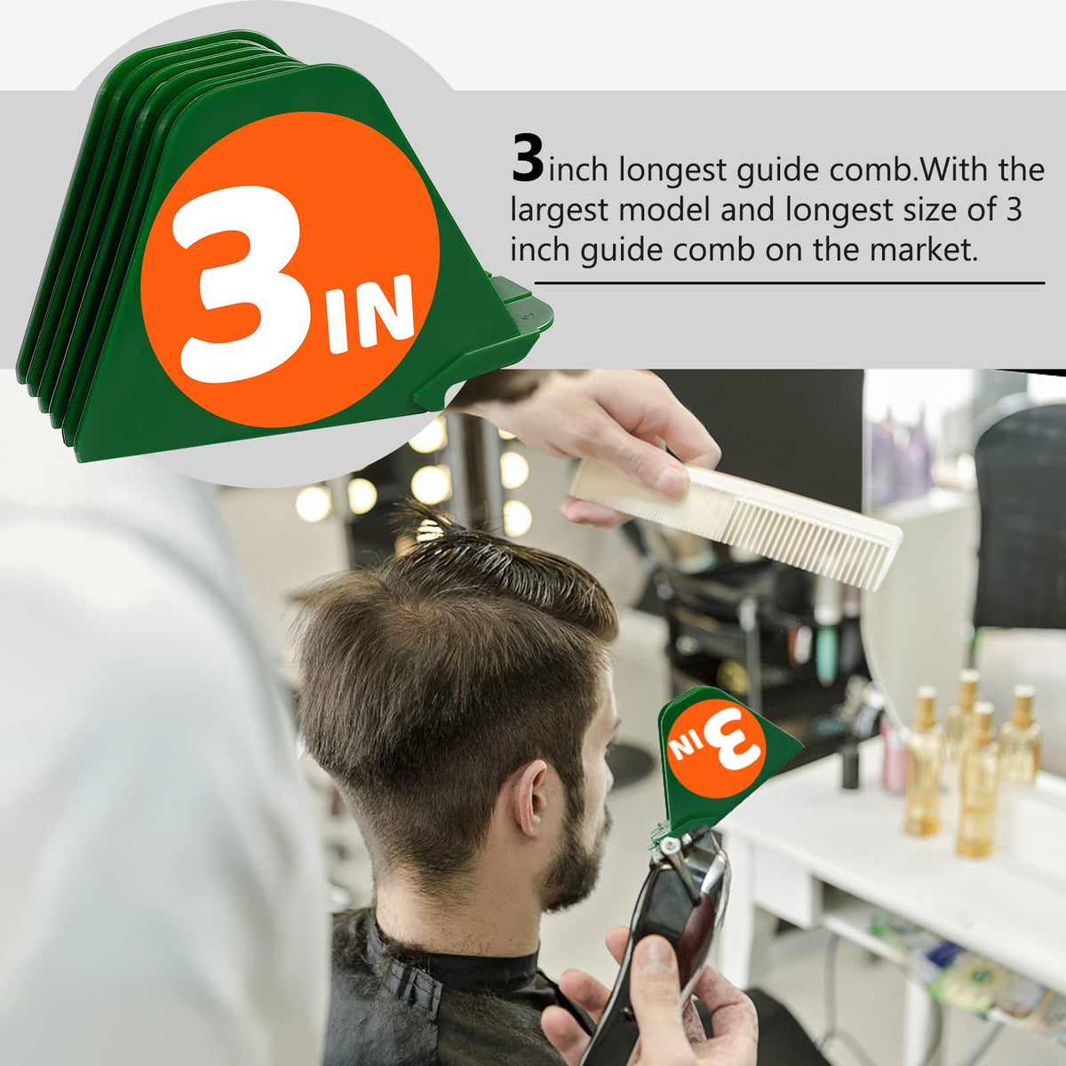 AFANSO 2.5 inch clipper guard for balanced top lengths