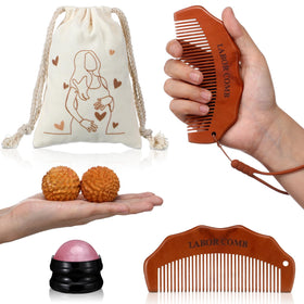 Afarnook birthing comb with lanyard for easy access during labor
