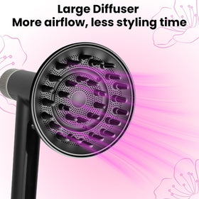 AFDD diffuser attachment fit on Shark SpeedStyle for quick, tool-free setup.