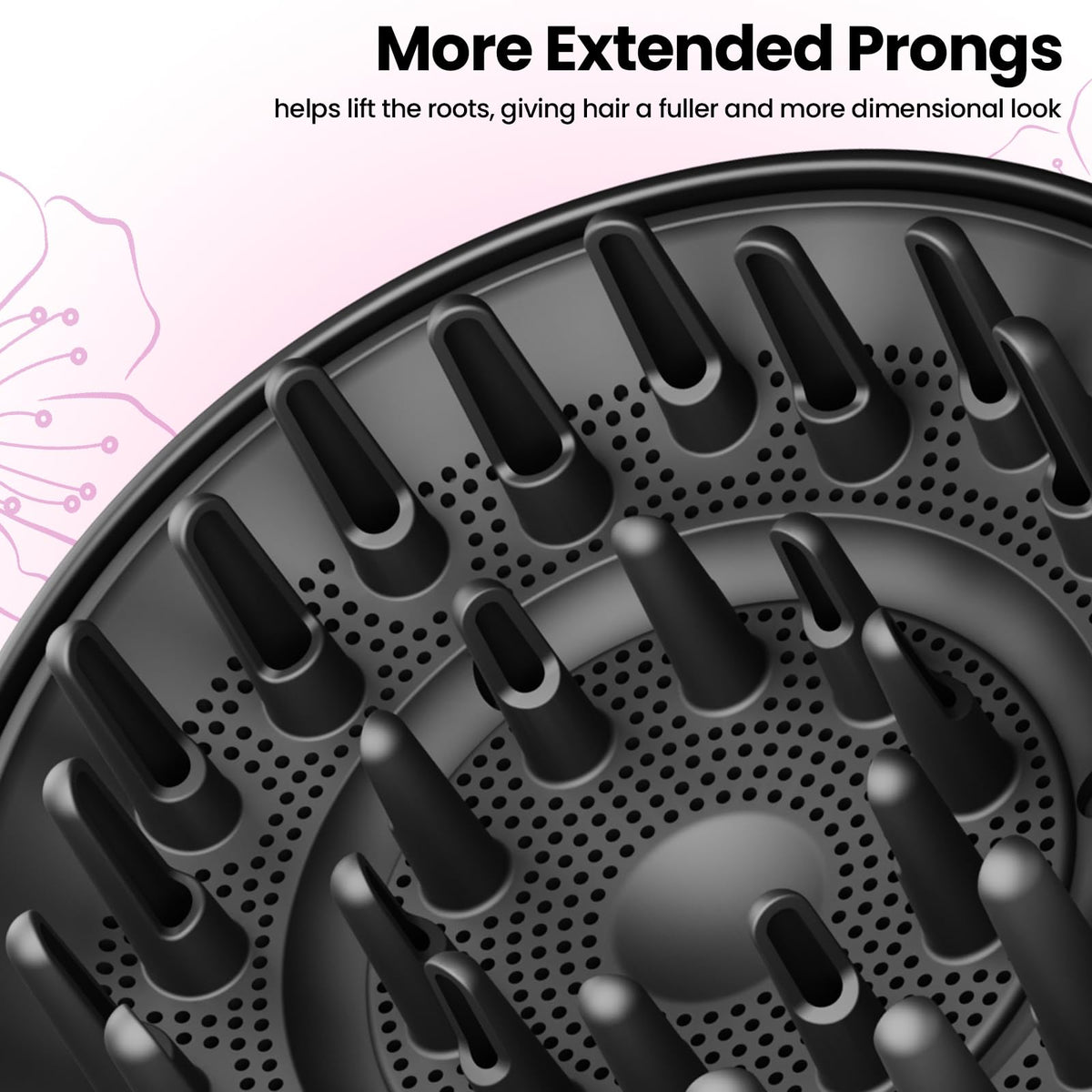 AFDD diffuser helps with faster drying times on busy mornings.