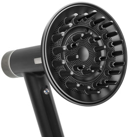 AFDD large 6-inch diffuser on Shark SpeedStyle bowl for faster, even curling results.