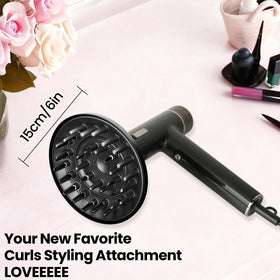 AFDD diffuser works well on waves and coils for defined texture.
