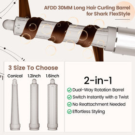 AFDD defined curls from roots to ends with salon-worthy precision.