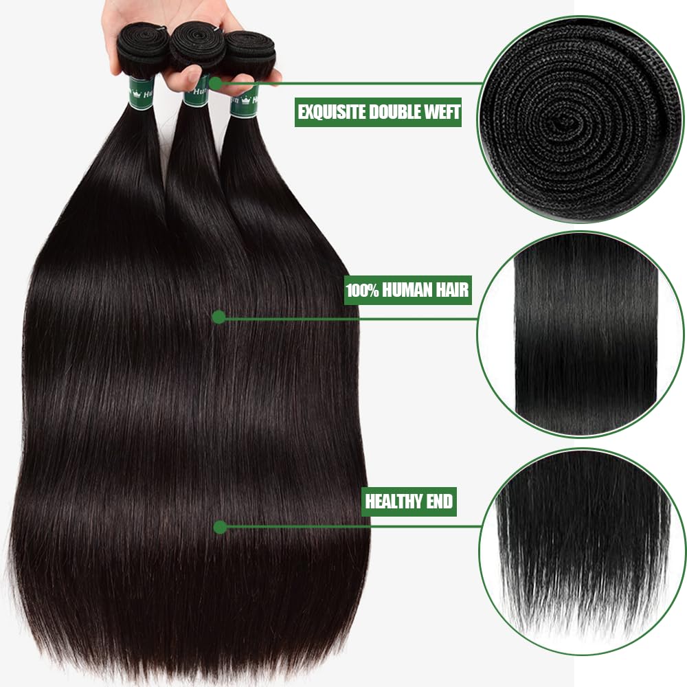 Afeier straight bundles 22-inch deliver smooth straight texture for long styles
