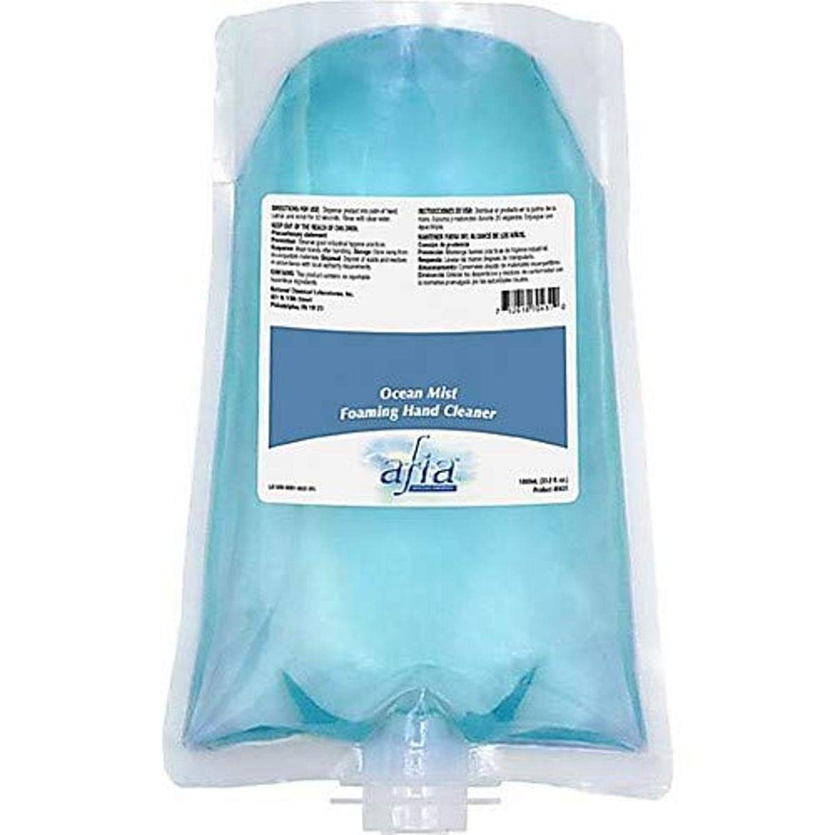 Afia Ocean Mist foaming hand cleaner bottle for quick, gentle cleansing in busy spaces