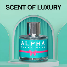 AFLUXE Alpha Blue perfume drops suggest subtle sensual moments.
